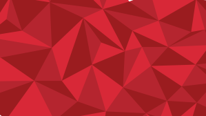 red triangular design